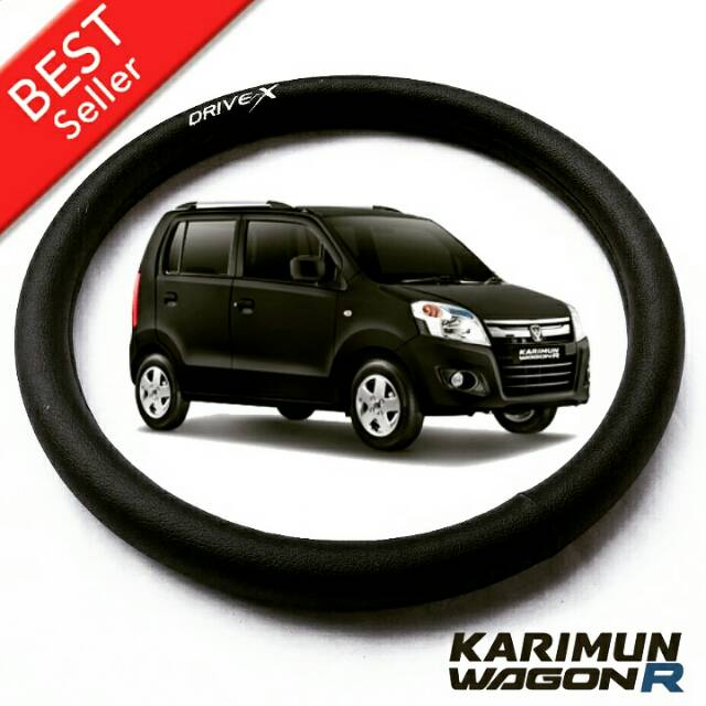 Cover stir sarung stir mobil karimun wagon r black