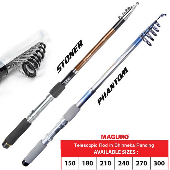 Joran Maguro STONER | PHANTOM | Telescopic Rod | Antena Rod