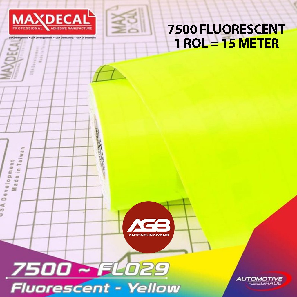 

[ROLL] Sticker MAXDECAL 7500 Fluorescent Warna STABILO