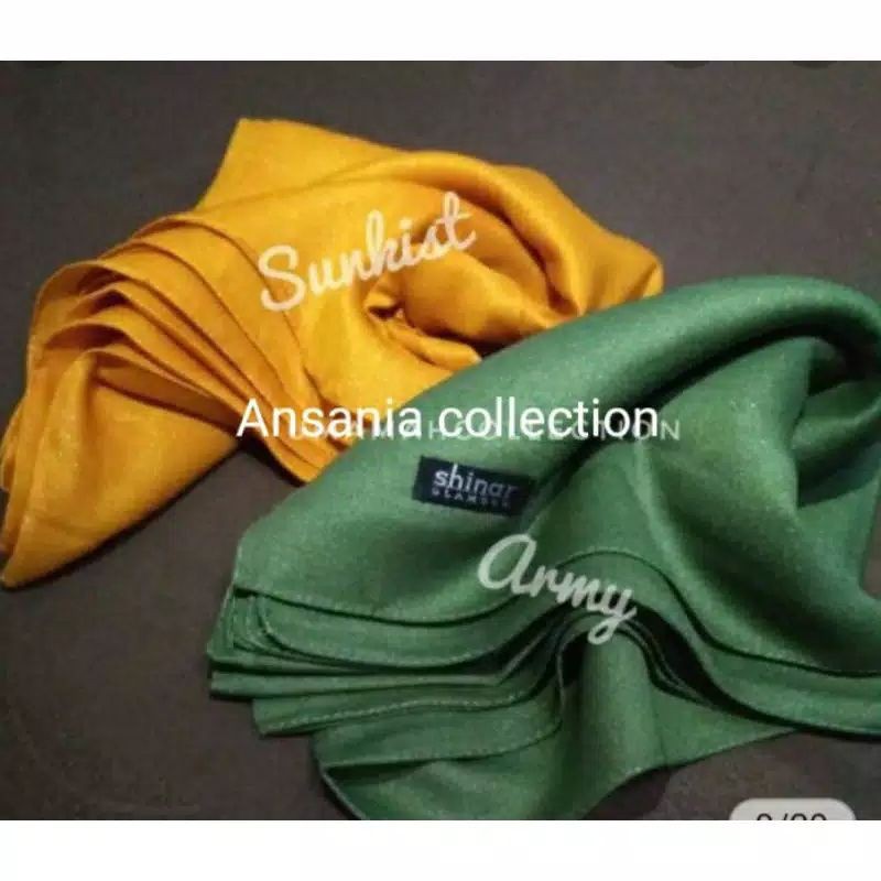 (COD) HIJAB SHINAR ANSANIA / JILBAB SHINAR SEGI-EMPAT / SHINAR MURAH  110X110