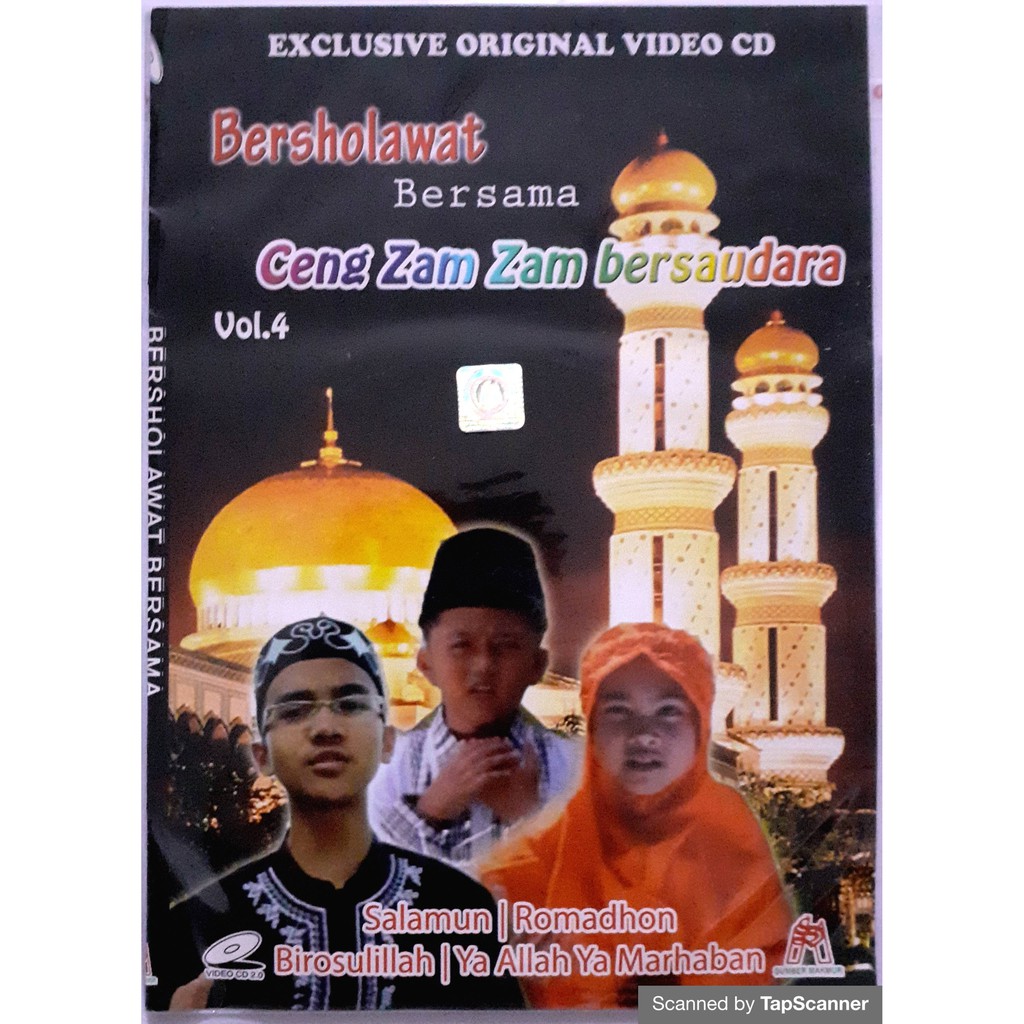 Jual Bersholawat Bersama Ceng Zam Zam Bersaudara Vol.4 | VCD Original ...