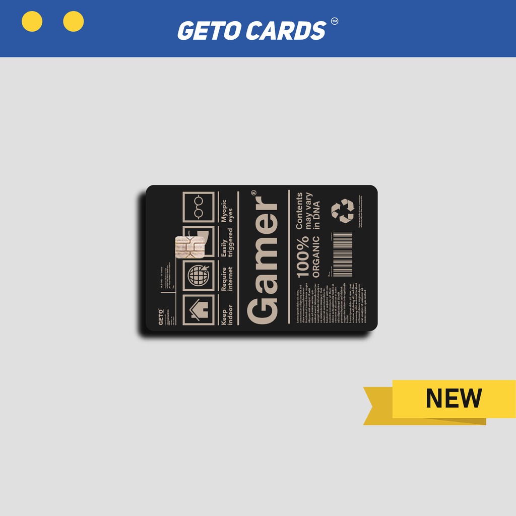

Stiker Sticker Skin Kartu Atm Anime Identity Card | GETOCARD GETO CARDS