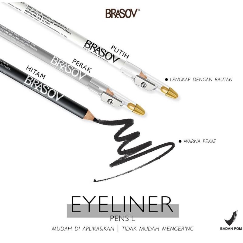 ☀️cahaya acc☀️BRASOV EYE LINER pensil