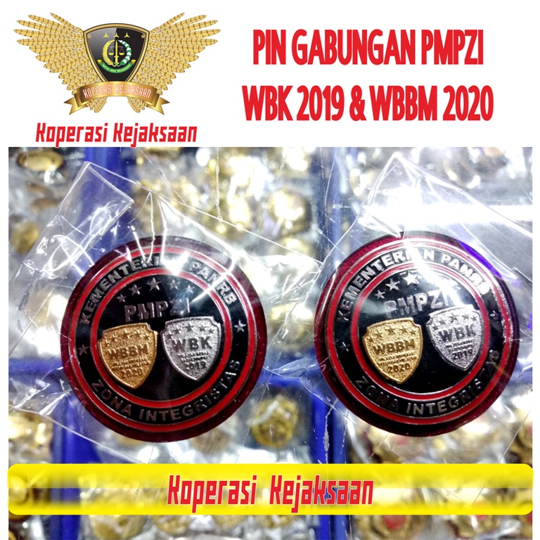 PIN GABUNGAN WBBM 2020 & WBK 2019 AKRILIK | PIN PMPZI