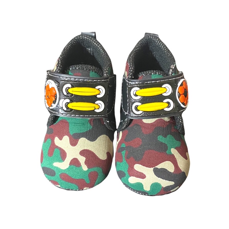 sepatu prewalker bayi laki laki newborn 0 12 bulan / sepatu bayi laki laki prewalker / sepatu baby prewalker / sepatu bayi prewalker army