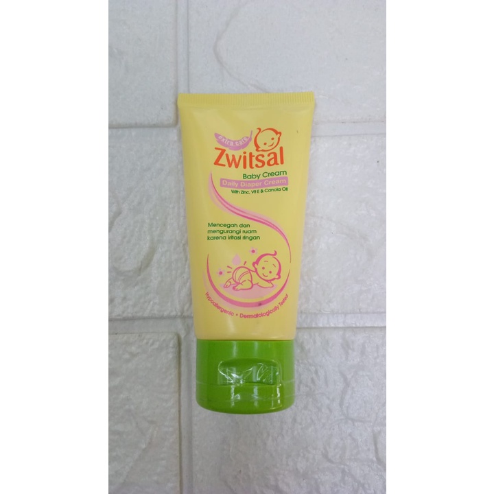 ZWITSAL Extra Care 50 / 100 gr BABY CREAM Daily Diaper Cream switsal melindungi kulit dari iritasi krim ruam popok zinc