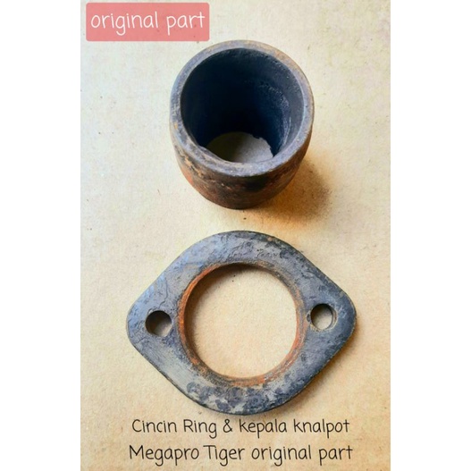 cincin knalpot Tiger revo original lengkap dengan kepala leher knalpot