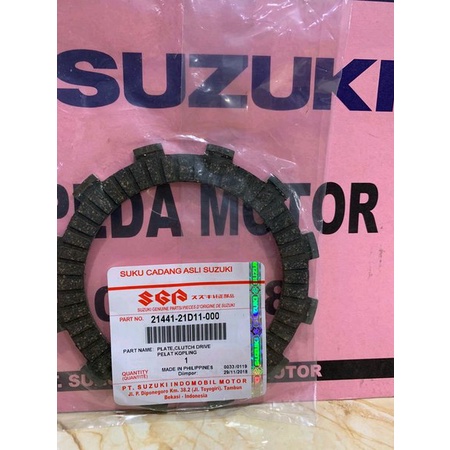 KAMPAS KOPLING SATRIA 2 TAK HIU LUMBA ASLI ORI SUZUKI 21441-21D11 Diskon