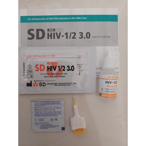 PAKET HIV CARD MERK SD SATUAN