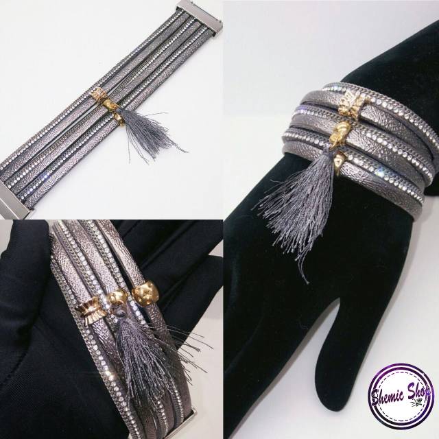 Kistal Bracelet Leather