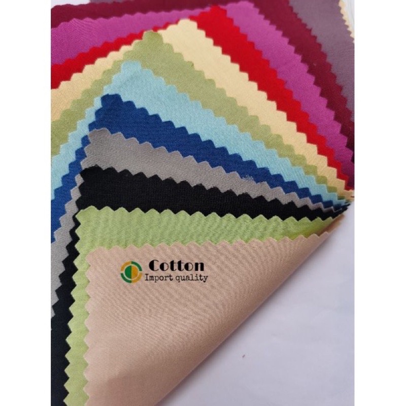 KAIN KATUN JEPANG POLOS /  KATUN IMPORT / KAIN SPREI DAN BED COVER / BEDCOVER KATUN JEPANG PREMIUM