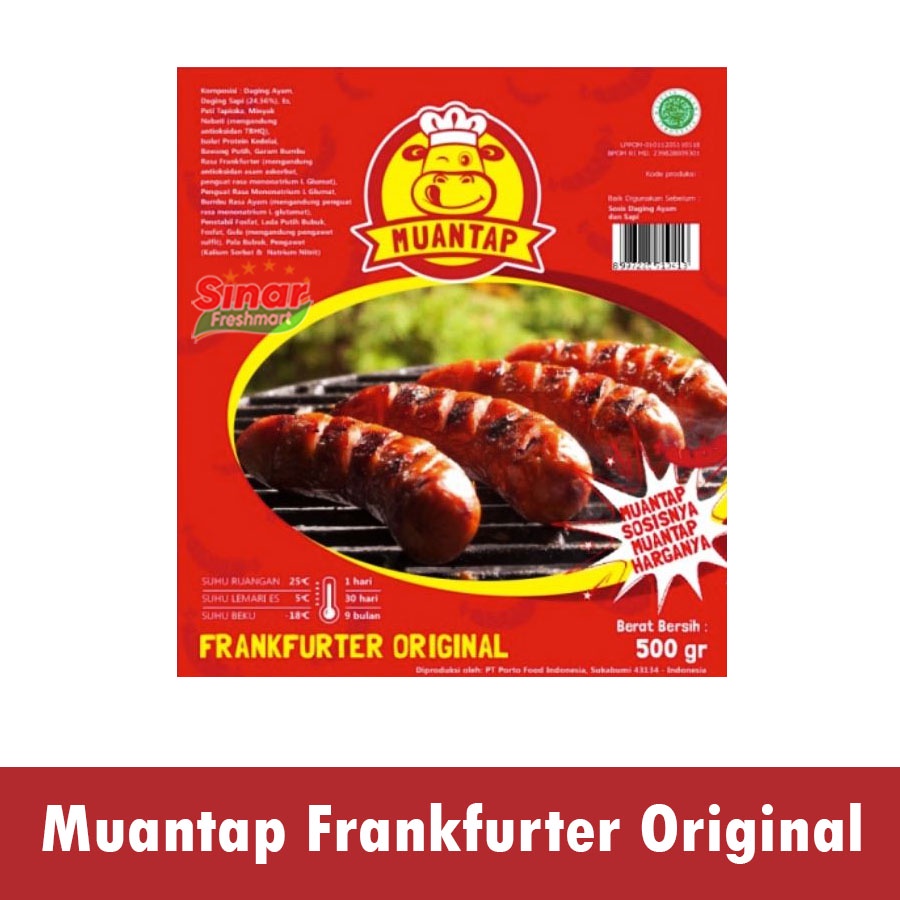 

[SINAR.FRESHMART] MUANTAP SOSIS SAPI MINI RASA ORIGINAL [500gr]