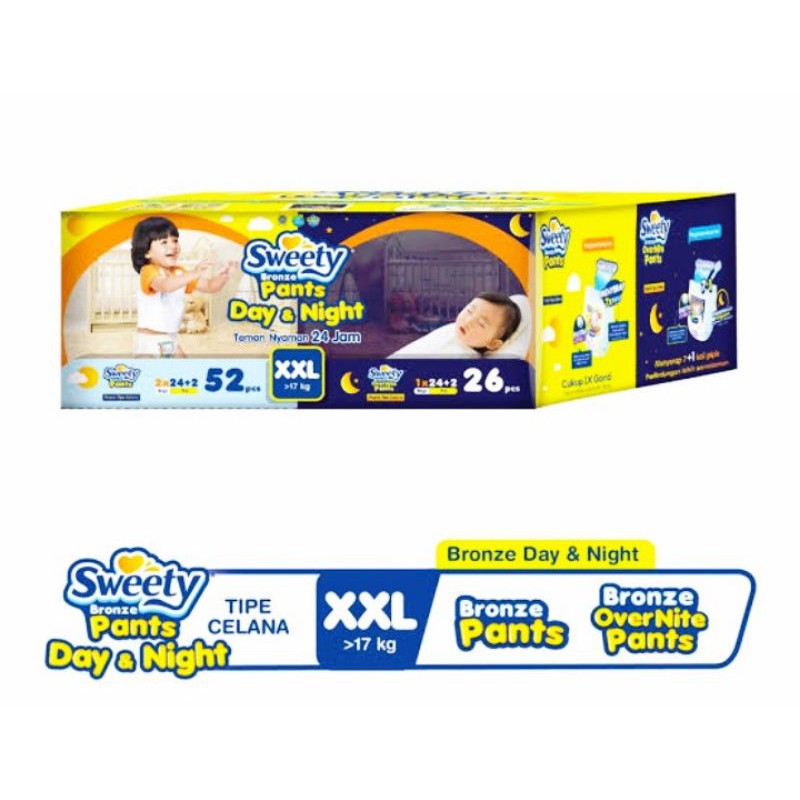 

Sweety bronze day&night kemasan kardus