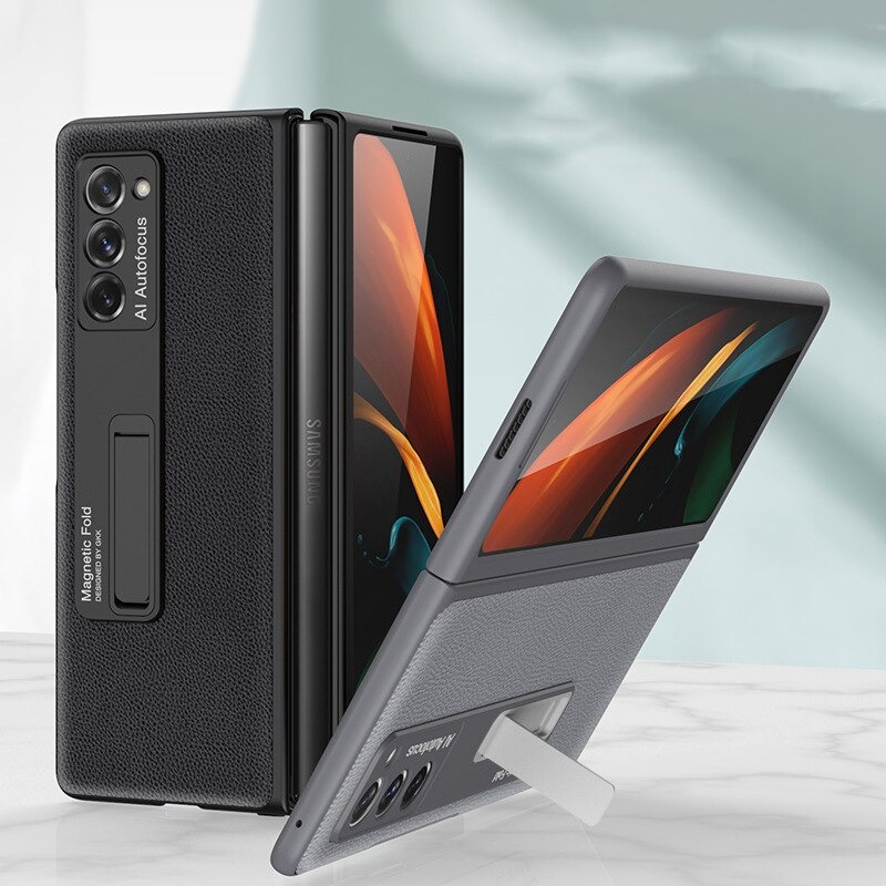 Case GKK Samsung Galaxy Z Fold 2 Leather Magnetic stand Holder Original