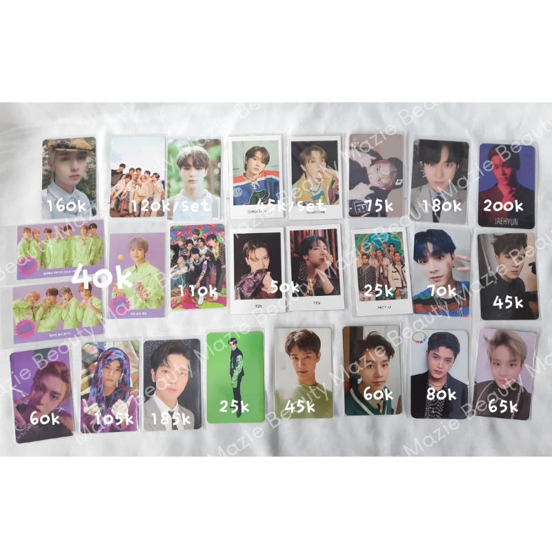 PHOTOCARD NCT OFFICIAL taeyong dicon set Jaehyun superhuman monde fire truck loveholic punch jumatan