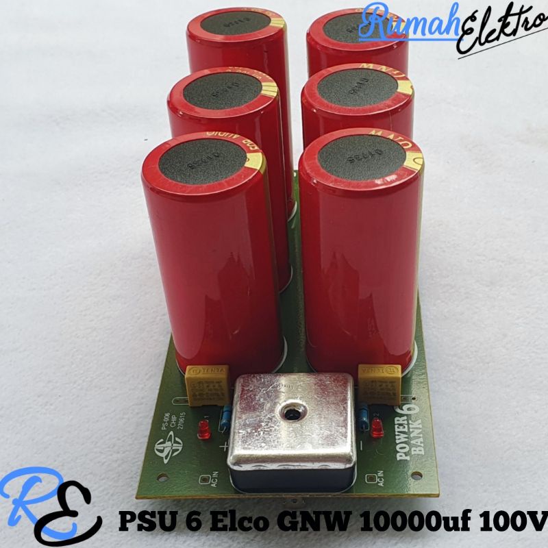 Kit PSU 6 Elco GNW 10000uf 100V