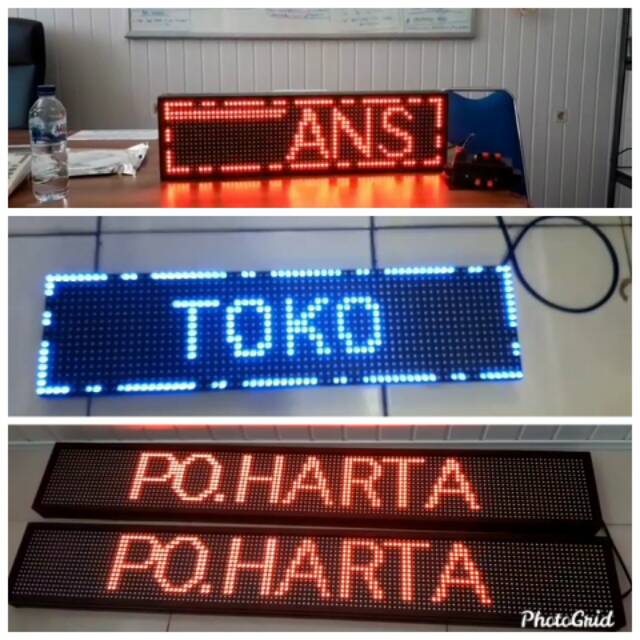 Running Text 1 warna 12v 24v