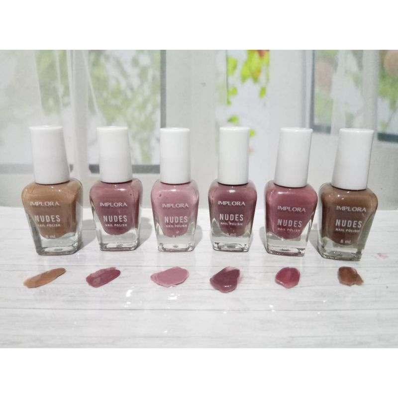 ❤Miss.Vinka❤ [ECER] #PART1 Nail Polish Implora Kutek Nude / Red / Clear / Cat Kuku