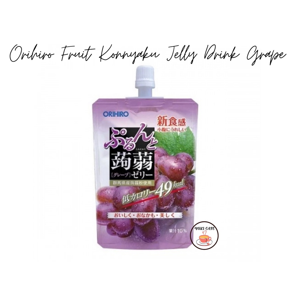 

JELLY – “ORIHIRO” JELLY FRUIT KONNYAKU JELLY DRINK GRAPE