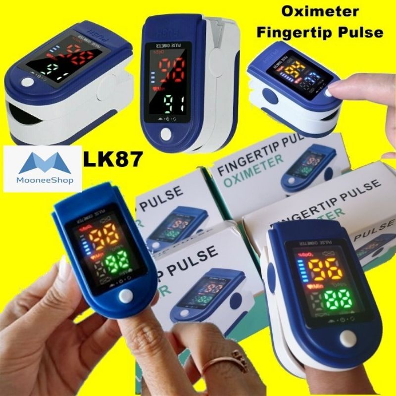 Oximeter Fingertip Pulse Oxymeter LK87 LCD Full Colour Oximeter LK 87 OXIMETER