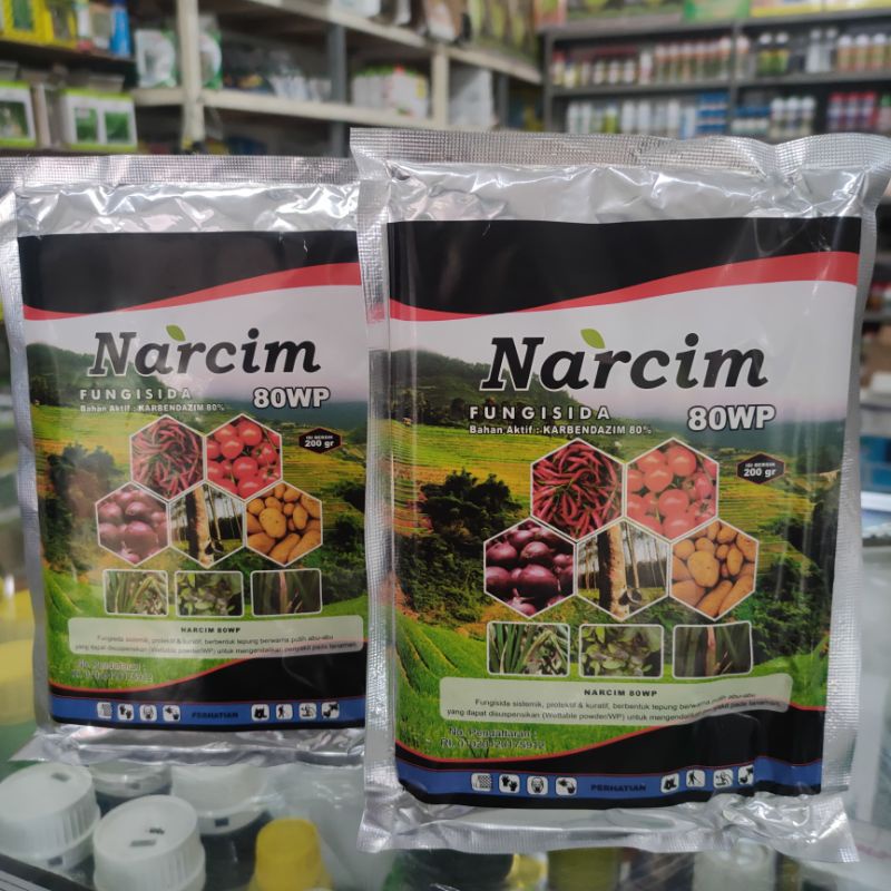 FUNGISIDA SISTEMIK NARCIM karbendazim 80WP 200GR