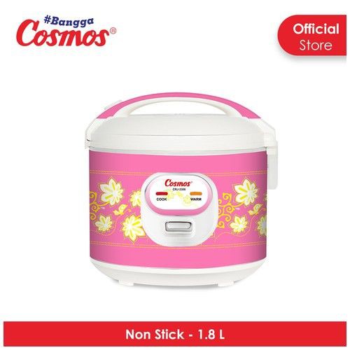 Cosmos Rice Cooker Magic Com Non Stick CRJ 3306 - Garansi Resmi 1 Tahun