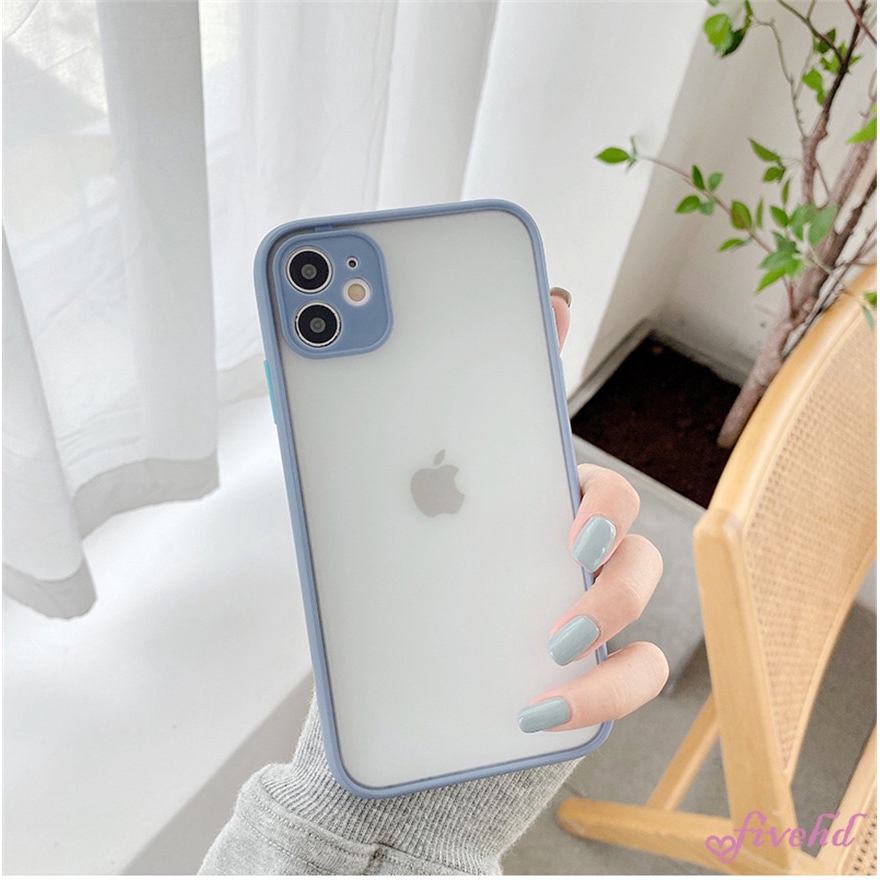 Soft Case Pelindung Matte Transparan Untuk Iphone Se 2020 12 11 Pro Max X Xr Xs Max 8 7 6 6s Plus