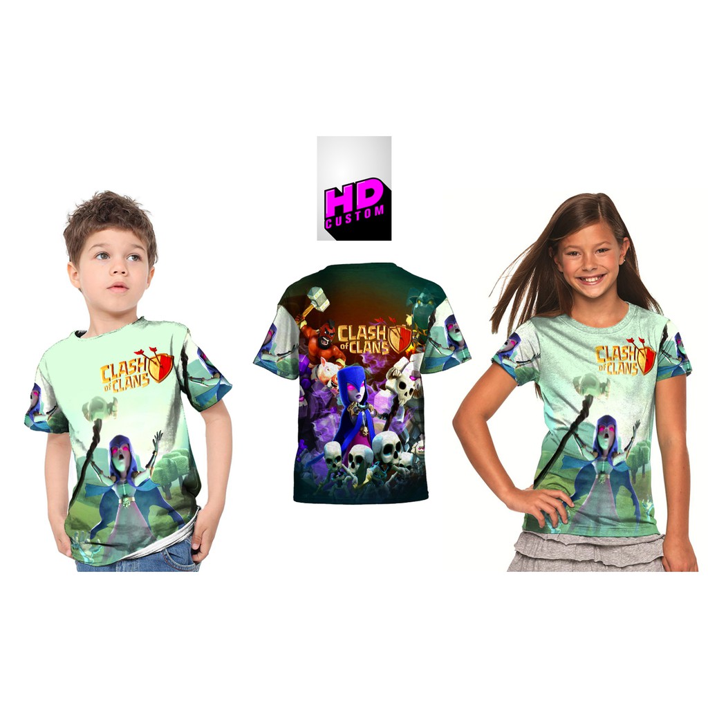 Kaos Baju Tshirt Anak Clash of Clans Art 1