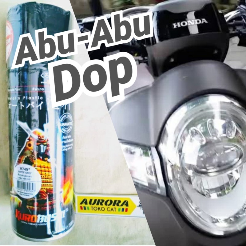 Samurai Paint H749 Matte Grey Abu-abu Doff Honda Scoopy Abu Dof Dop Cat Pilok Pilox Sepeda Motor Mob