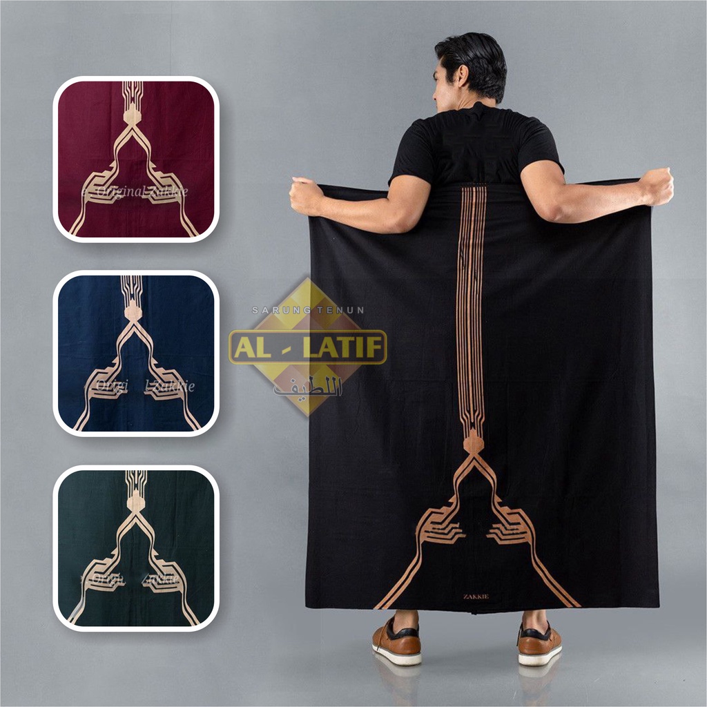 Sarung Palaikat Motif Sorot Polos Palestine Rabbani Styles - Sarung Bahan Katun Terbaru Palestine Ra