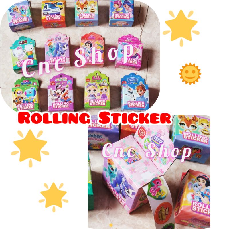 

Mainan Stiker Anak Cewe Rolling Sticker DG Lucu Murah