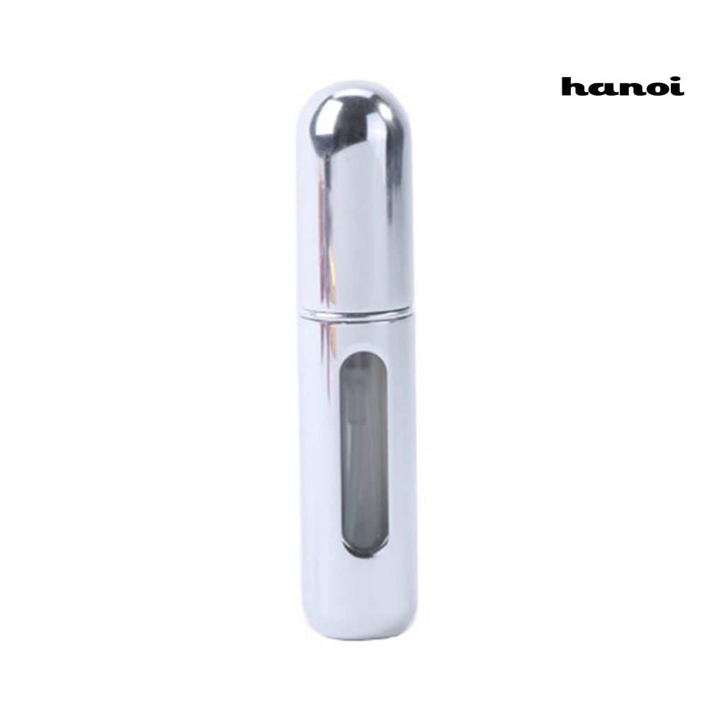 HQTM_5ml Travel Portable Empty Refillable Spraying Metal Perfume Atomizer Bottle