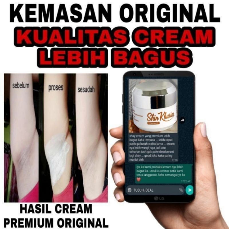 PEMUTIH KETIAK CREAM PENCERAH KETIAK SHIN KURIM - PENCERAH KETIAK - PEMUTIH BADAN PERMANEN BPOM