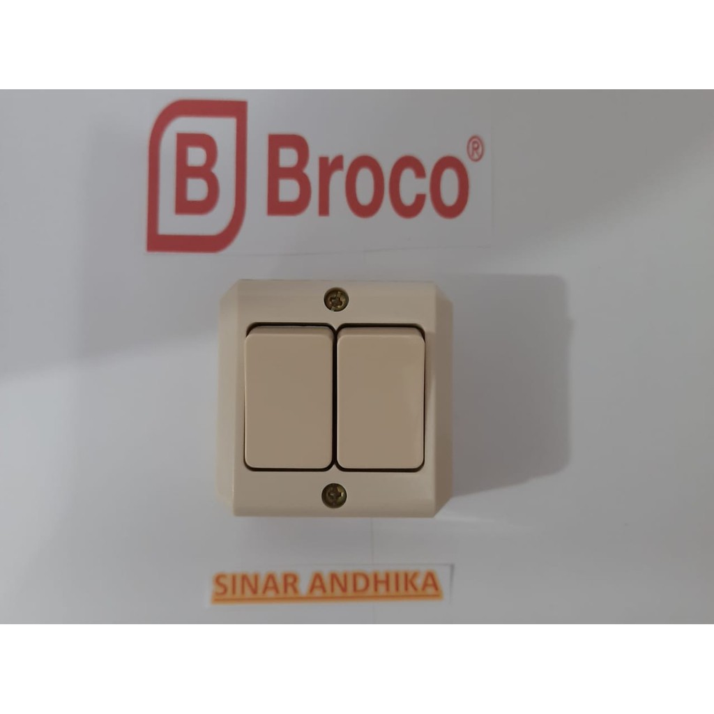 SAKLAR SERI BROCO OUTBOW PERSEGI 16220