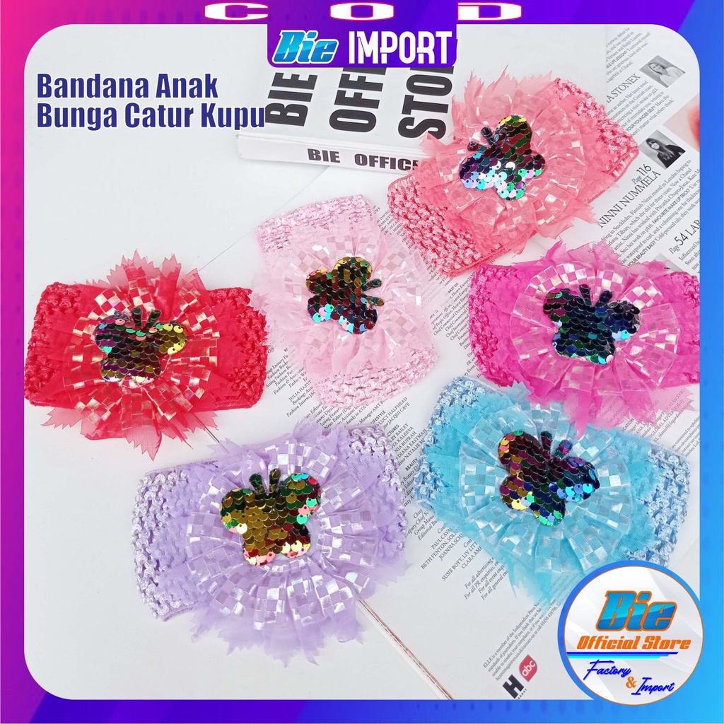 Bandana Anak Bayi Premium Karakter Impor Best Seller