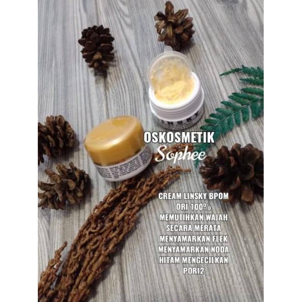7BW CREAM LINSKY BPOM 1000% ORI BERSEGEL KEMASAN LAMA CREAM LINSKY  PUSAT CREAM LINSKY ORIGINAL➵웃 (R