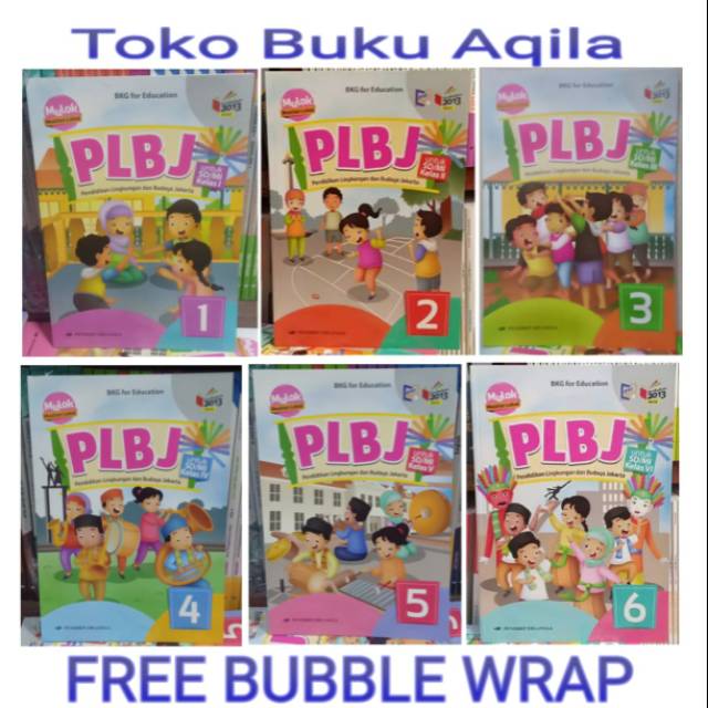 Buku Plbj Kelas 1 2 3 4 5 6 Sd K13n Erlangga Shopee Indonesia