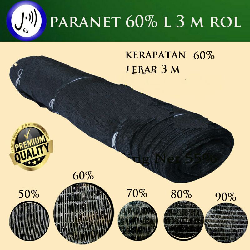 Berkahbaroka28 Paranet 60% Lebar 3 M An