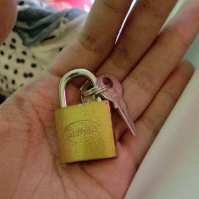 Kunci Gembok Kuningan 25mm Ats