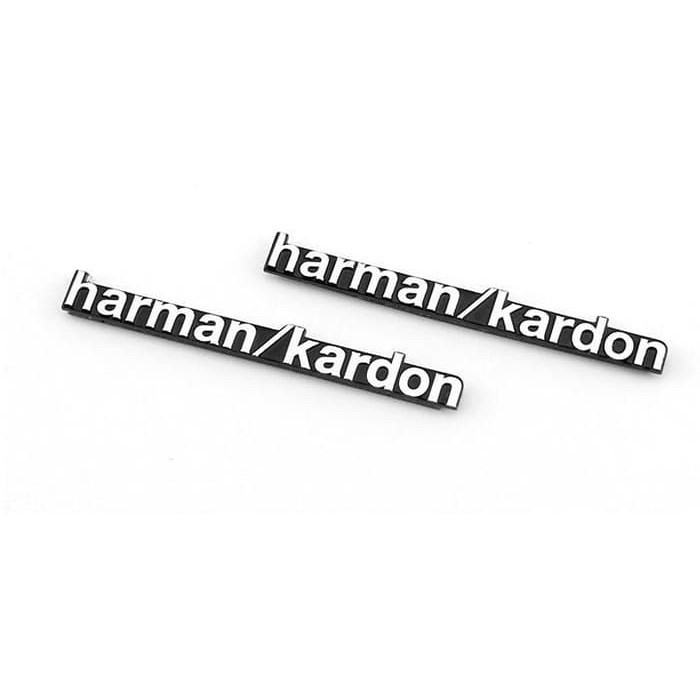 Logo HARMAN KARDON mini sticker / Kecil Emblem Alumunium Sticker