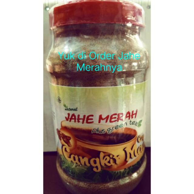 

Jahe Merah plus Greentea cap Cangkir Mas