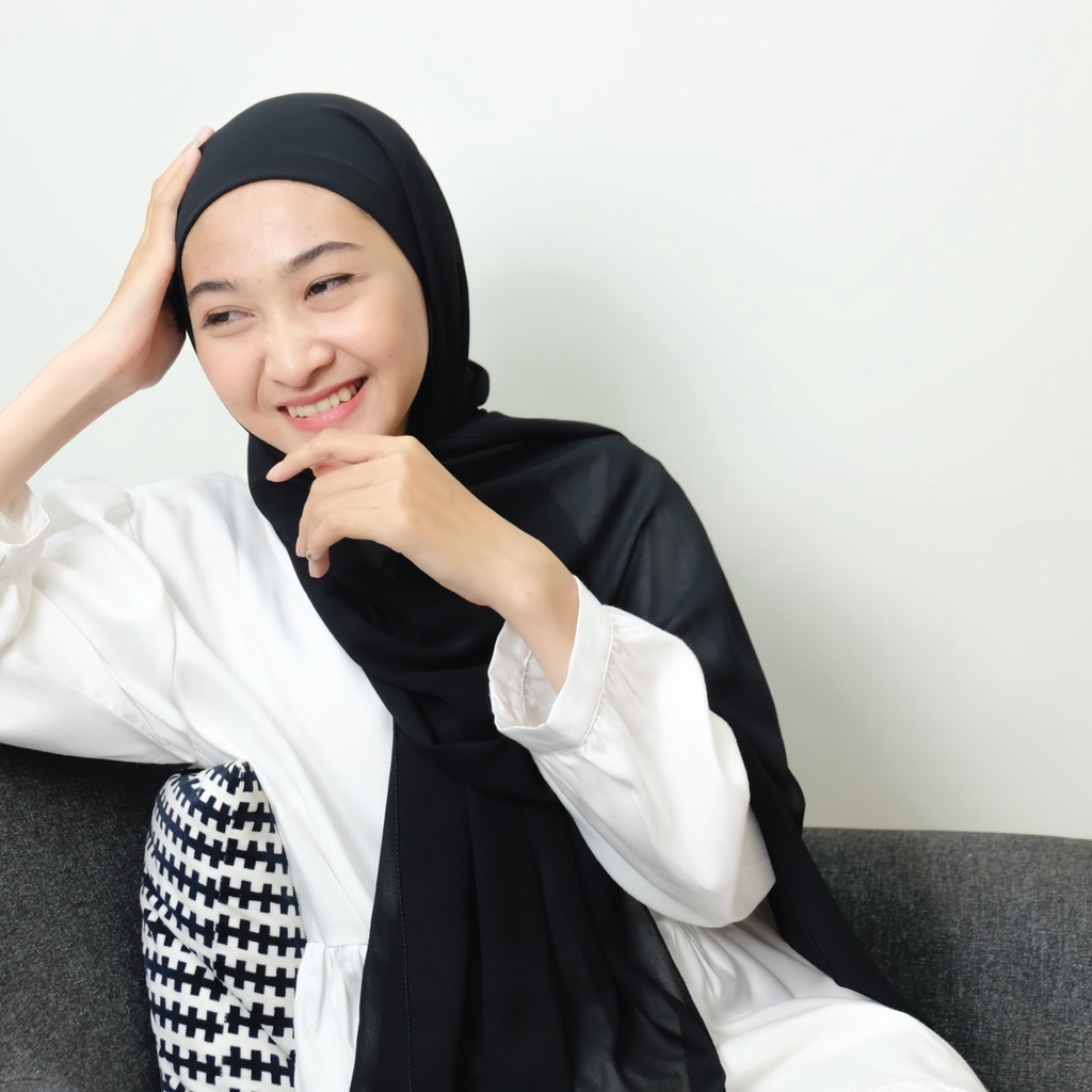 Malaka Pashmina Inner Hijaberies - Pashmina yang menyatu dengan Ciput-7