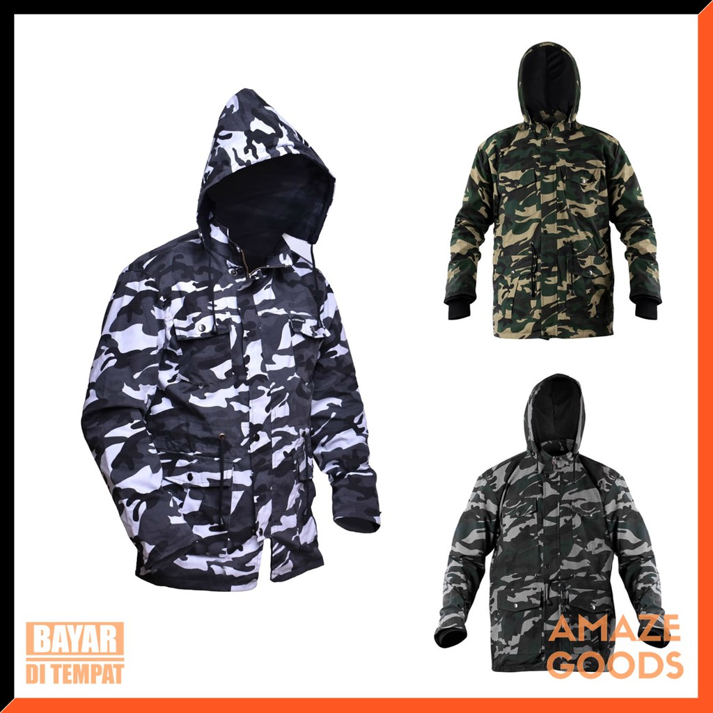 44 Model Jaket Parka Loreng HD