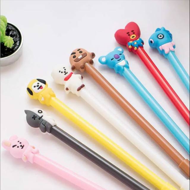 

Pulpen karakter bt 21 army cute