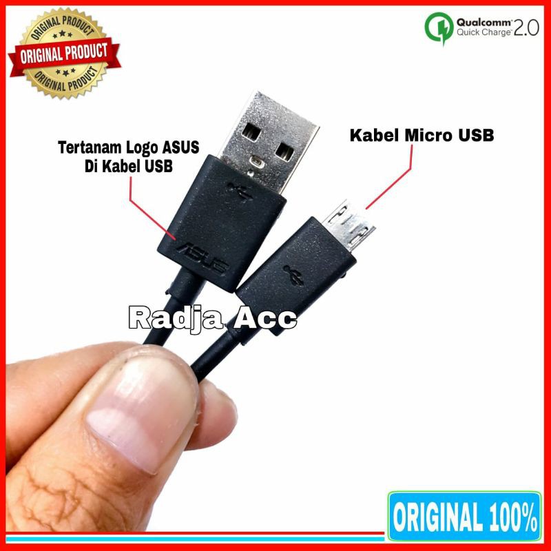 Kabel Data Asus Zenfone 2 3 4 5 6 C Go Original 100% Fast Charging Micro USB