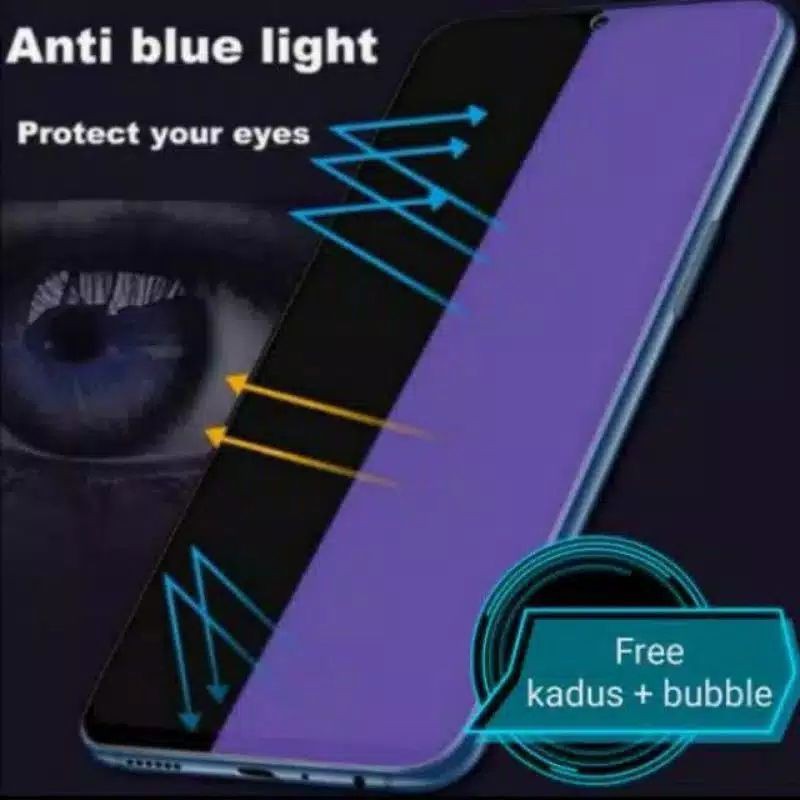 Antigores Oppo A11 A11X A11K Antiblue Blue Light Tempered Glass Screen Guard protector TG