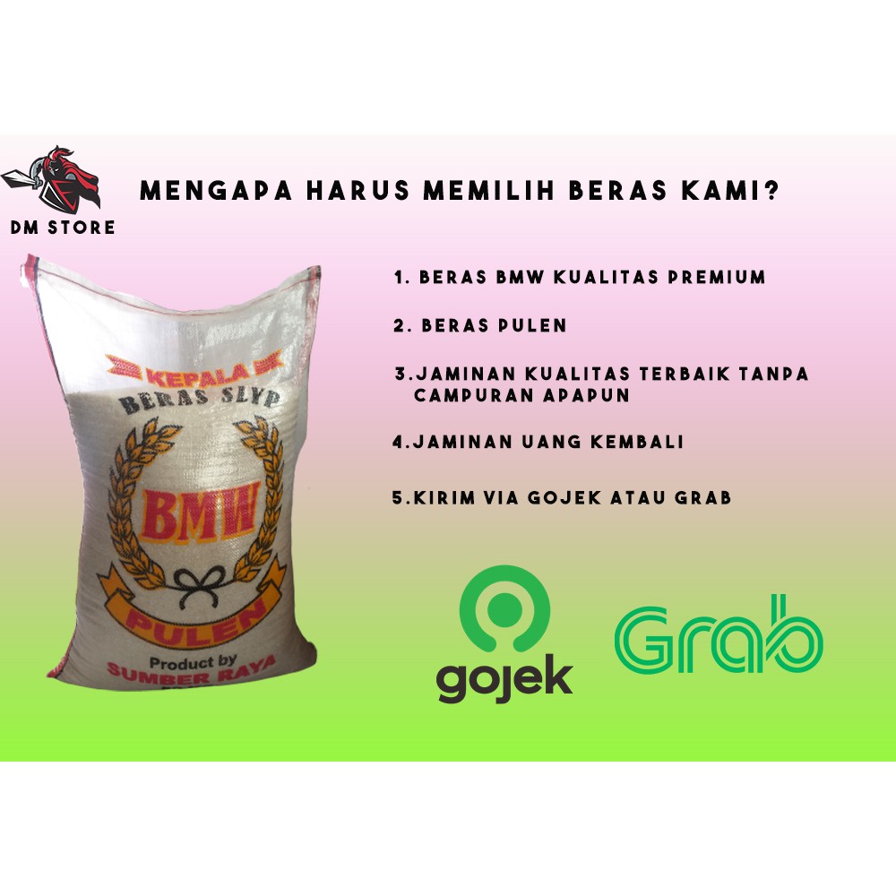 

BERAS BWM PULEN 5KG / 10KG / 20KG / 25KG PREMIUMh