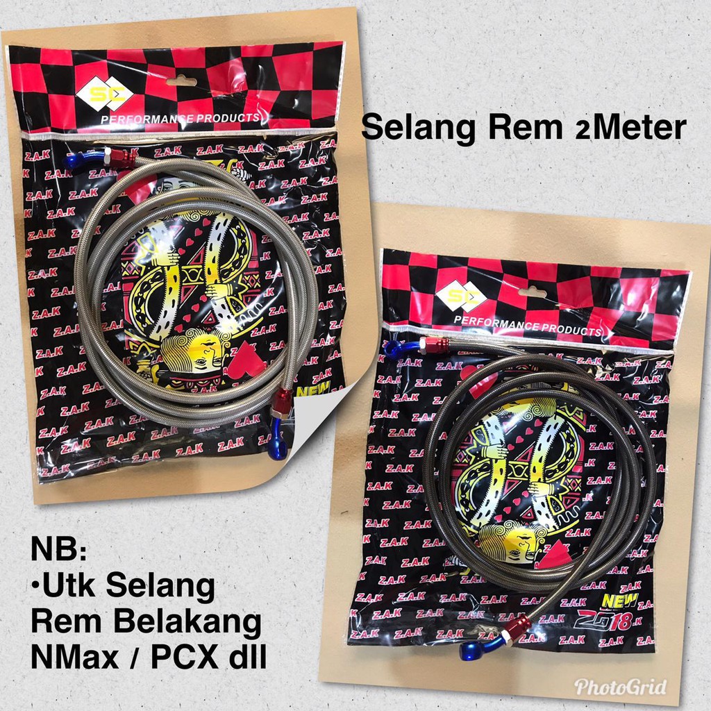 [SIAP KIRIM] SELANG REM BELAKANG NMAX NON ABS 2 METER 200cm AEROX,PCX,LEXI,DLL
