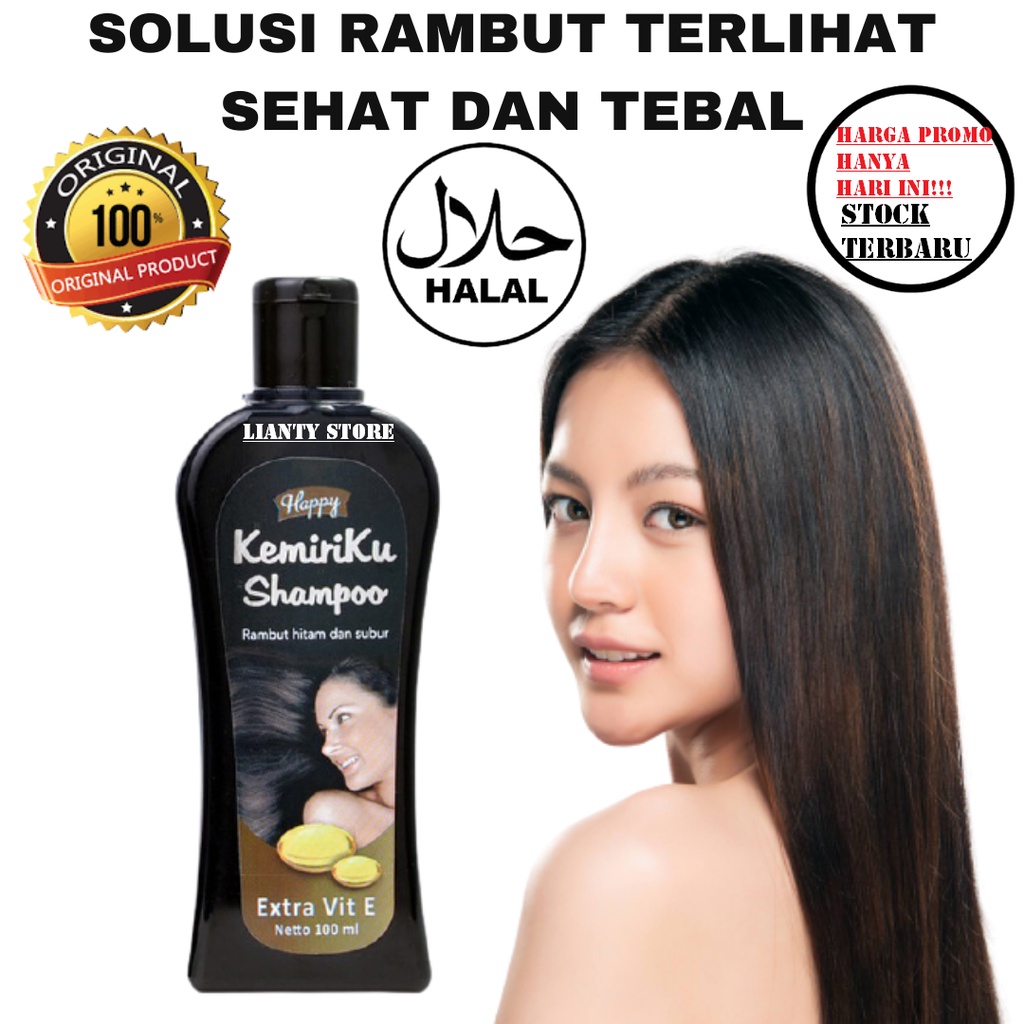 sampoo uban black kemiriku ORIGINAL happy shampoo