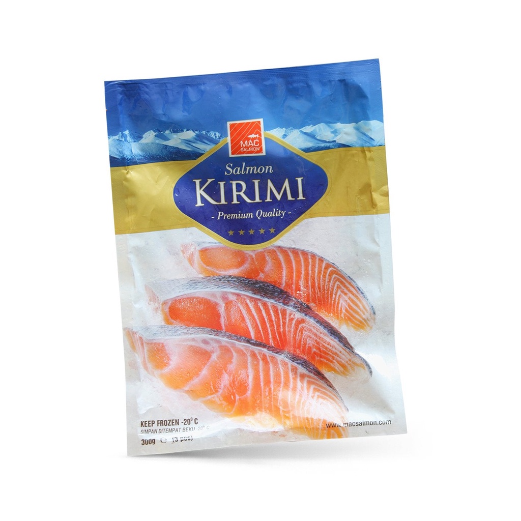 

Kirimi Salmon / Salmon Norwegia/ Salmon Norwey/ Frozen Food - 300 gr